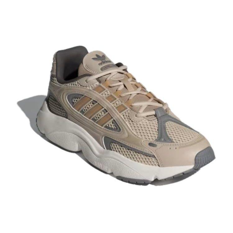 Adidas Ozmillen Aluminium Magic Beige Unisex Sneakers Tan Grey-Three IE3517