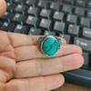 Unisex Adjustable Retro Turquoise Open Ring
