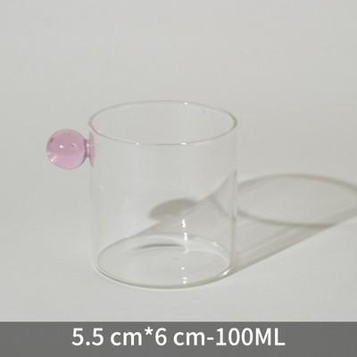 Madou Oem Borosilicate Coloured Irregular Shaped Heat-Resistant Household Drinking Glass Coffee Mugs Tea Cups Glass Cups 101–200 mL