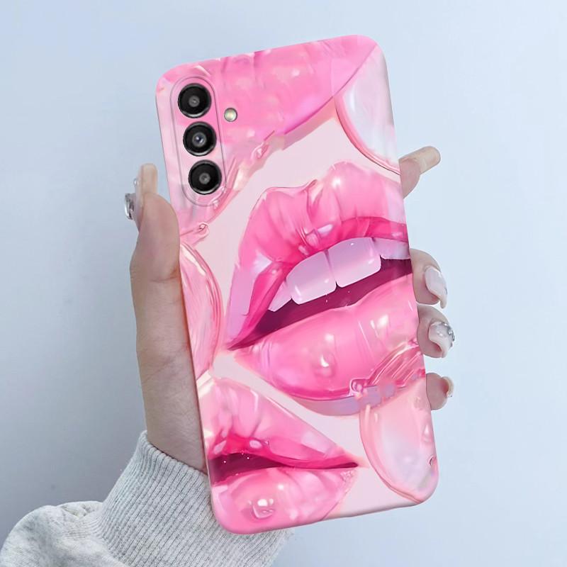 For Samsung A16 A56 5G Phone Case Butterfly Flower Girls 2025 Design Soft Silicone TPU Back Housing for Galaxy A 16 A 56 Covers