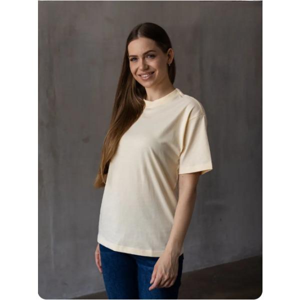 Summer Round Neck Solid Color T-shirts Fashionable Casual Pure Cotton Short Sleeved Women's T-shirt