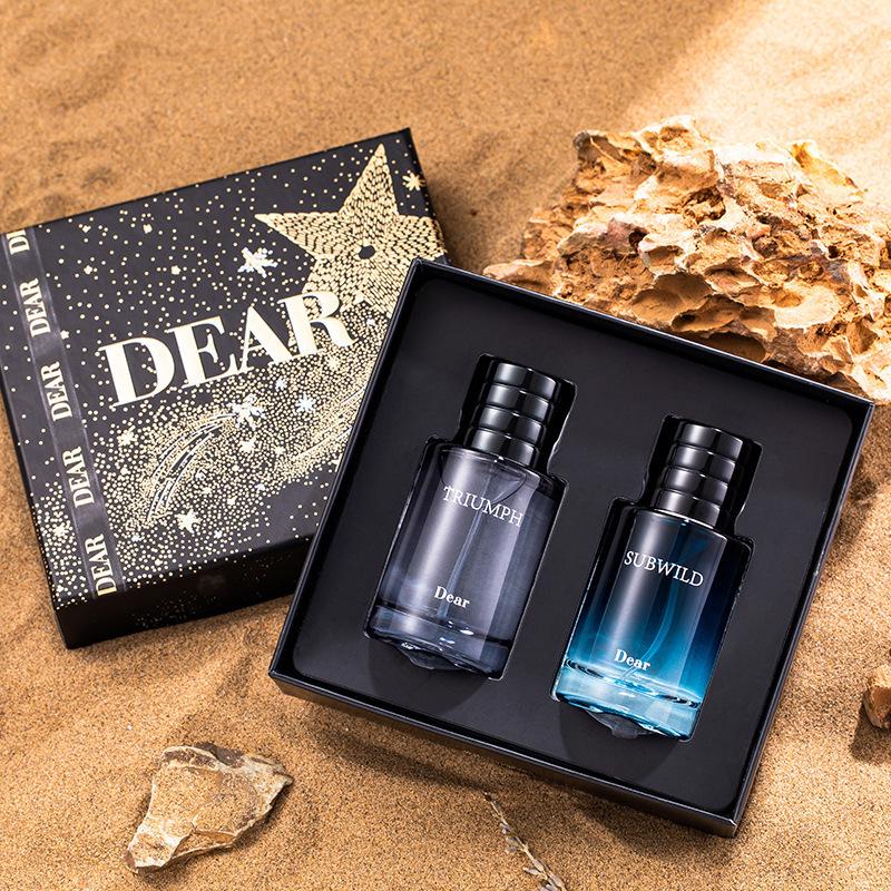 High-End Long-Lasting Cross-Border Fragrance Set: Women's Perfume Gift Box & Men's Cologne