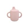 Food-Grade Silicone Straw Cup for Infants & Toddlers - Non-Slip, Leak-Proof, with Lid & Duckbill Spout, High-Temperature & Drop Resistant.