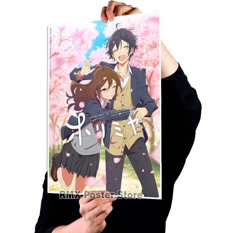 White Coated Paper Japanese Anime Horimiya Posters High Quality Print Poster Home Decor DIY Living Room Bar Decoration Painting
