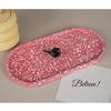 Stampo in Silicone per Sottobicchiere Ovale Stampo per Posacenere Fai da Te Stampo per Vassoio in Cemento e Gesso Stampo per Colata in Resina Epossidica Sottobicchiere Stampi Artigianato Decorazione per la Casa