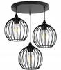HANGING WIRE LAMP BLACK LOFT LED CHANDELIER