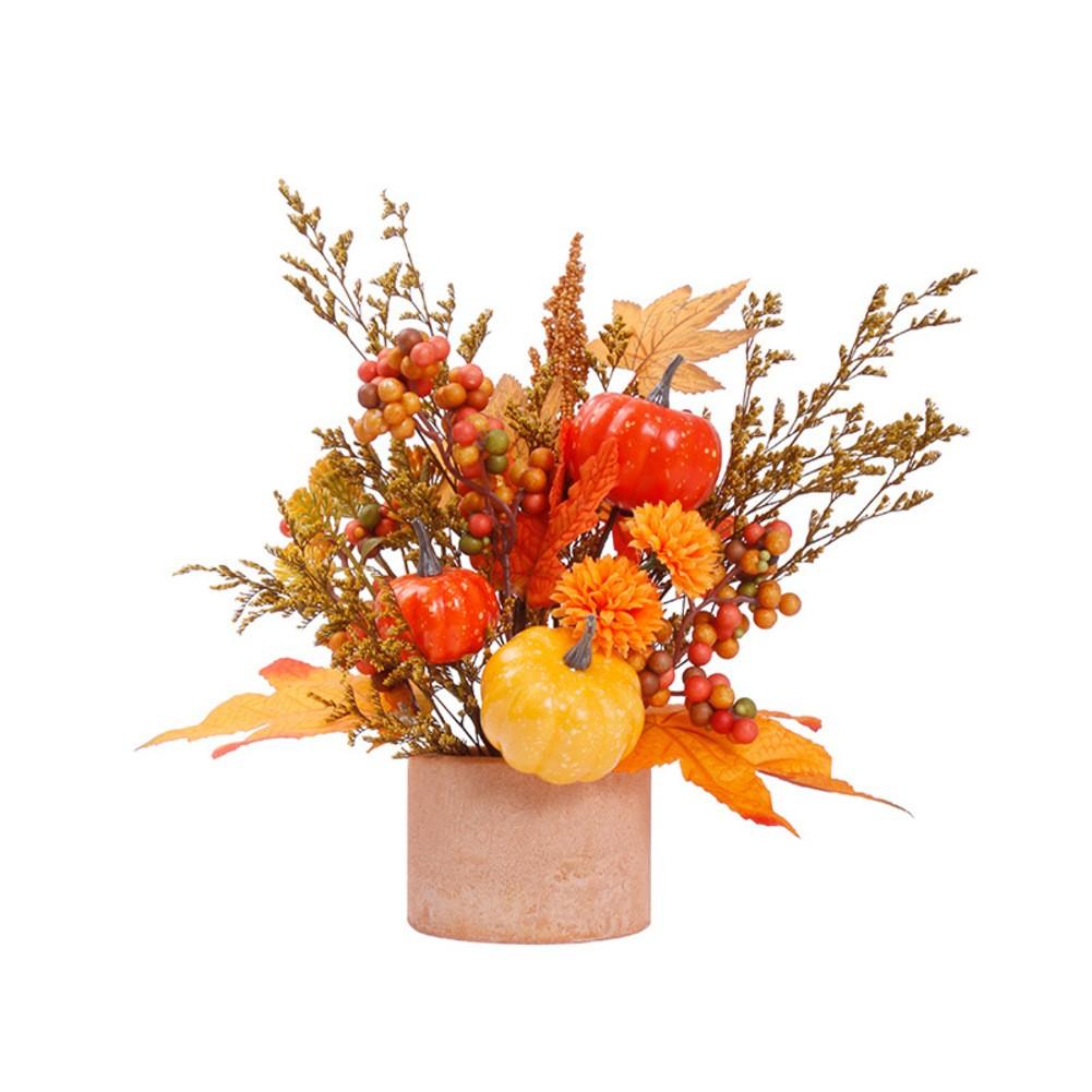 

Cozy Atmosphere Autumn Centerpiece Halloween Decorations Orange