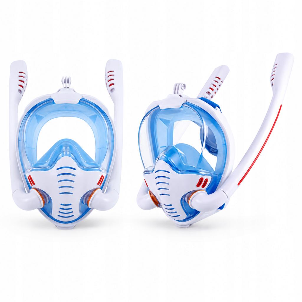 Maska Do Nurkowania Pełnotwarzowa L/Xl Z Uchwytem Do Snorkelingu