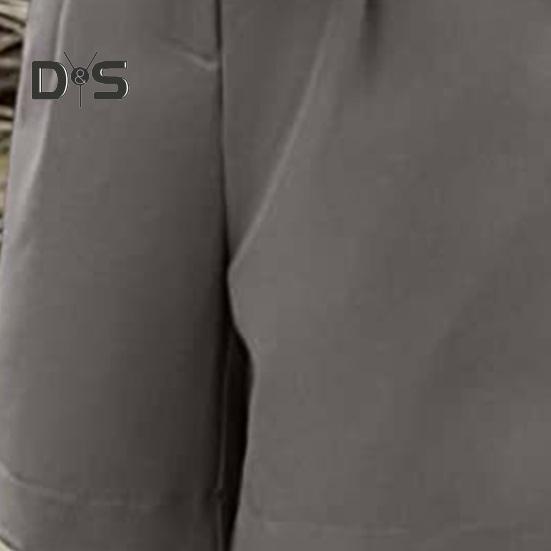 Women's Summer High Waist Short Loose Fit Knee-Length Wide Leg Shorts with Pockets Casual Business Work Short