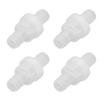 12PCS Aquarium Check Valve Ozone Resistance Oil Resistant One Way Air Valve PP Check Valve for Fish