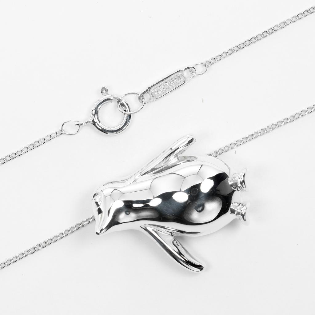 TIFFANY&Co. Penguin Necklace Silver925 5g Women Used