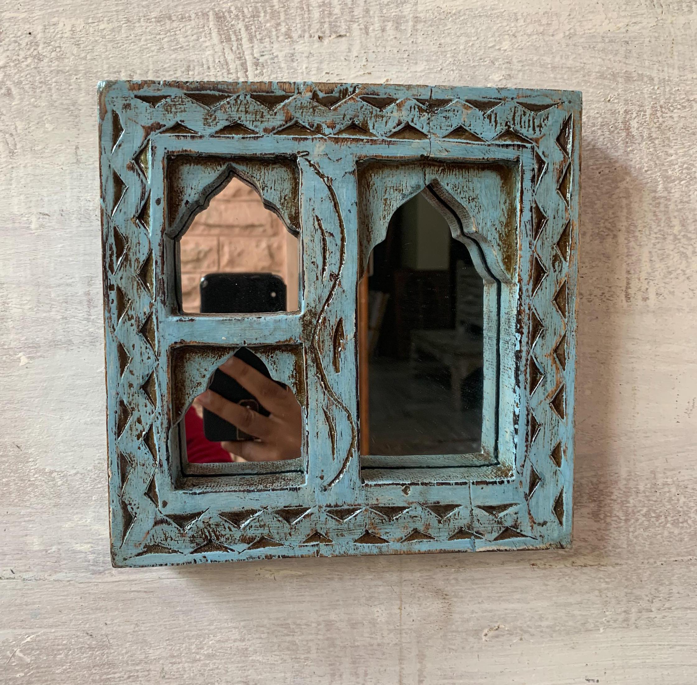 

Handmade Hand Painted Jharokha Wall Decor: Indian Handicraft Frame разноцветный