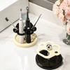 Yousheng Cat Paw Toothbrush Holder Desktop Toothbrush Toothpaste Organizer Cute Electric Toothbrush Stand for Washbasin Bathroom Storage
