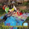 Enlarged Waterproof Outdoor Cartoon Picnic and Camping Mat - Foldable and Moisture-Proof