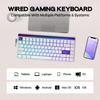 MechLands Aula Hero84 HE Wired Magnetic Gaming Keyboard with Rapid Hole Adjustable 8kHz Sound RGB Lightbox Backlight Effect, 0.01mm Actuation,