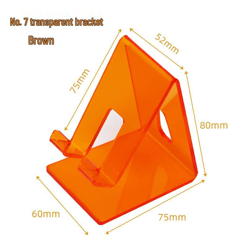Akrylowy Stojak na Telefon - Kreatywny Wystrój Akademika Przezroczysty Wyświetlacz