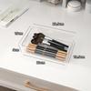 Transparent Combination Partition Storage Box Polka Dot Striped Box Drawer Organization and Dressing Table Set