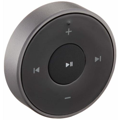 ELECOM Multimedia Remote Control Bluetooth Wireless [Music Controls at Hand/Camera Shutter Function Included] Car Steering Holder Black LAT-RC01BK