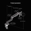 Brateck E350 Series Gas Spring Monitor Desk Arm