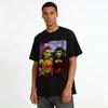 Halloween Green-skinned Cartoon Girl Print Top Fun Pumpkin Vampire Element Festival Casual Short-sleeve T-shirt Pure cotton T-shirt