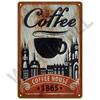 Vintage Plaque Metal Sign Plate Home Decor Tin Signs Coffee Retro Wall Art Posters For Kitchen Bar Iron Painting Decoration Cafe