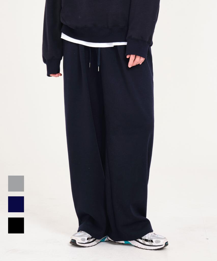 Akeusi Wide One-Pleat Training Elastic Pants (3 Colors)