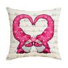 Valentine's Day Pillow Love Flower Combination Pillow Living Room Versatile and Comfortable Sofa Pillow Cover