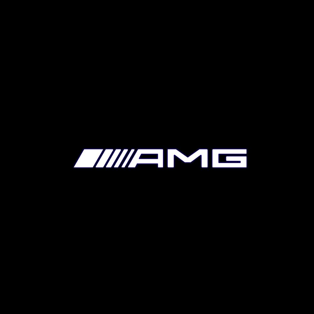 2Pcs Car Door Projector LED Laser Lights Welcome Lamp For Mercedes Benz AMG GL GLC GLE W166 GLS GLA X156 Class E200l E300L E450L