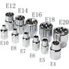 29-Piece Torx Bit Socket Set, E&T-Type Torx Sockets, Torx Screw Bit Set, Flower, Star, 1/4", 3/8", 1/2", Torx Bit Sockets, Maintenance, Repair, with C