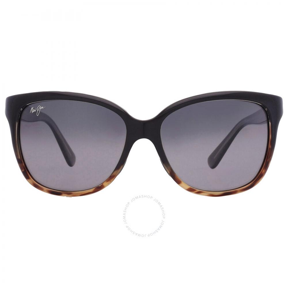 

Maui Jim Starfish Нейтрально-серые женские солнцезащитные очки «кошачий глаз» GS744 02T 56