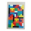Wooden Tetris Blocks Puzzle Game Logic Montessori Eco 40 Pieces