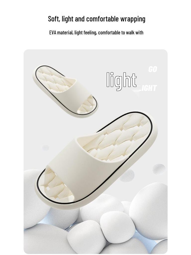 Herren Schnelltrocknende Rutschfeste Duschslipper - Sommer Drainage-Design für Innen-/Badezimmergebrauch