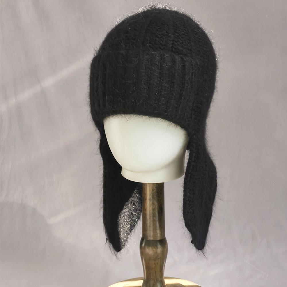 Korean Style Knitted Hat Solid Color Ear Cap Cute Lei Feng Cap Girls