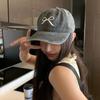 Embroidery Embroidery Bow Baseball Cap Cotton Sun Hat Bowknot Baseball Hat  Sports