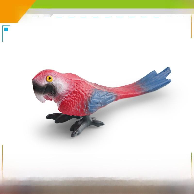 Macaws Parrot Pvc Animal Model Decor For Children And Bird Enthusiasts Gift Idea