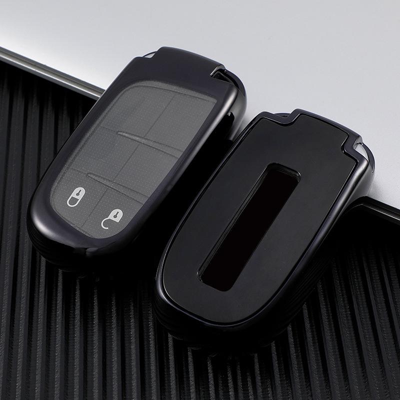 Compatible Key Cover for Jeep Compass, Renegade, Grand Cherokee & Dodge