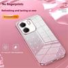 Pro Oppo A5x 5G Pouzdro Elektroplating Gradient Třpytivé TPU Kryt na telefon