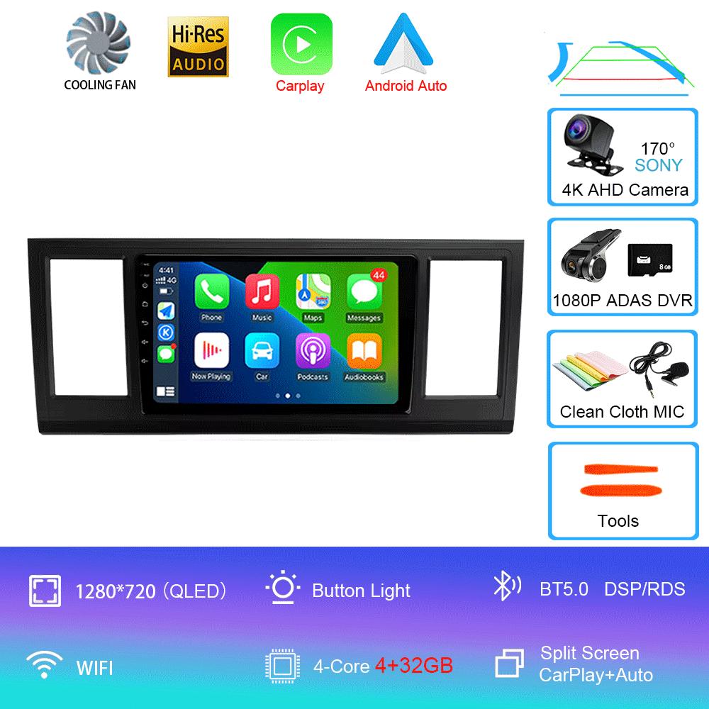 Radio Auto Android 14 Carplay Auto Player Multimedia Pentru Volkswagen Caravelle 6 T6.1 T6 2015-2020 Autoradio Stereo 2din Unitate Principală