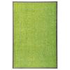 vidaXL Doormat Washable Green 60x90 Cm