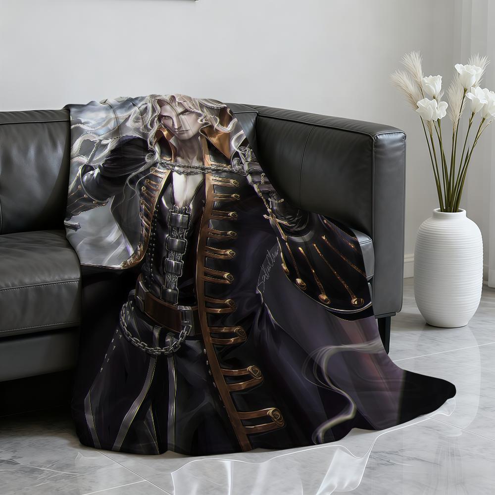 Classic Game C Castlevania S SymphonyS of the N Night Blanket For Soft Throw Blanket for Picnic Bed Sofa Home Bedroom Cozy Warm