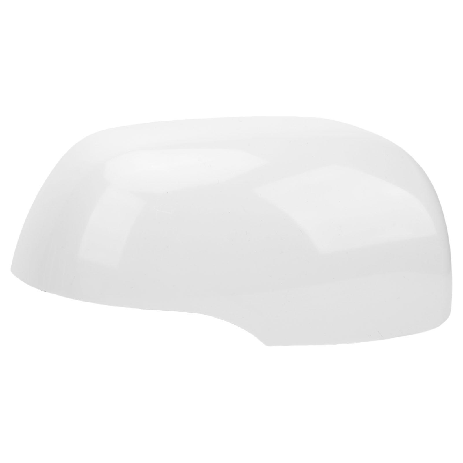 

Side Mirror Cap Cover White Protective Anti Scratch Exterior Rear View Mirror Housing Replacement