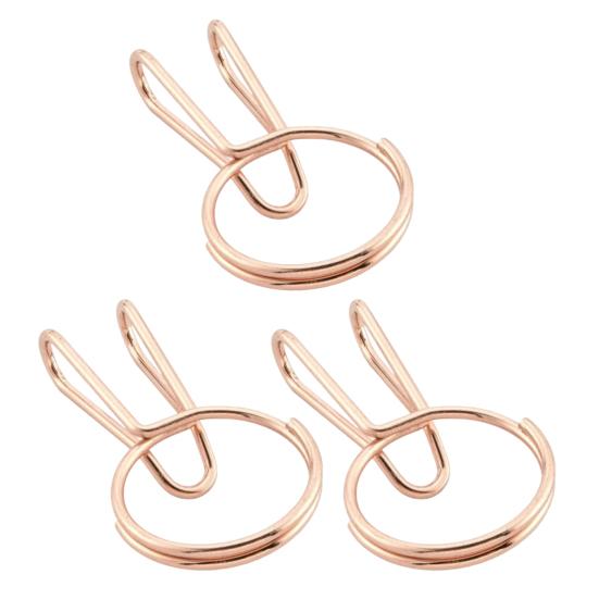 Yousheng 1/2/3/4/5Pcs Metal Key Ring Bookmark Thumb Page Holder Book Opener Keychain Bookmark Clip Lightweight Tool