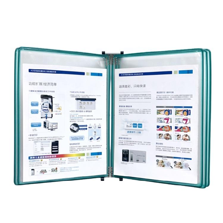 Wall Reference Organizer with 5 Easy-Loading Pocket for Workshop