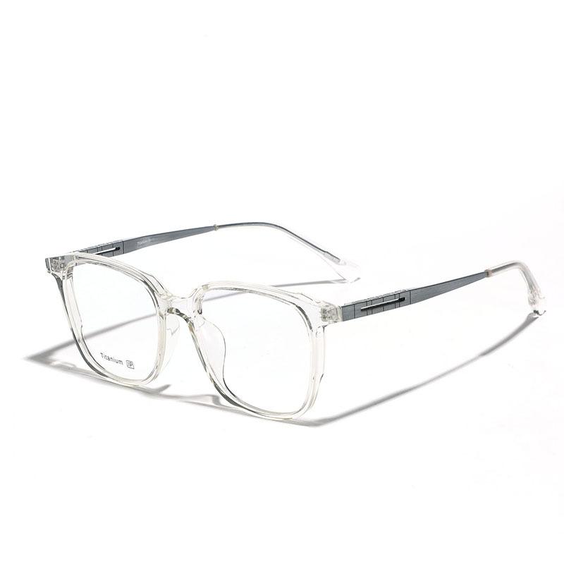 Large Frame Plate Glasses Frame, Black Frame Myopia Glasses Frame Glasses Men, Plain Glasses Women