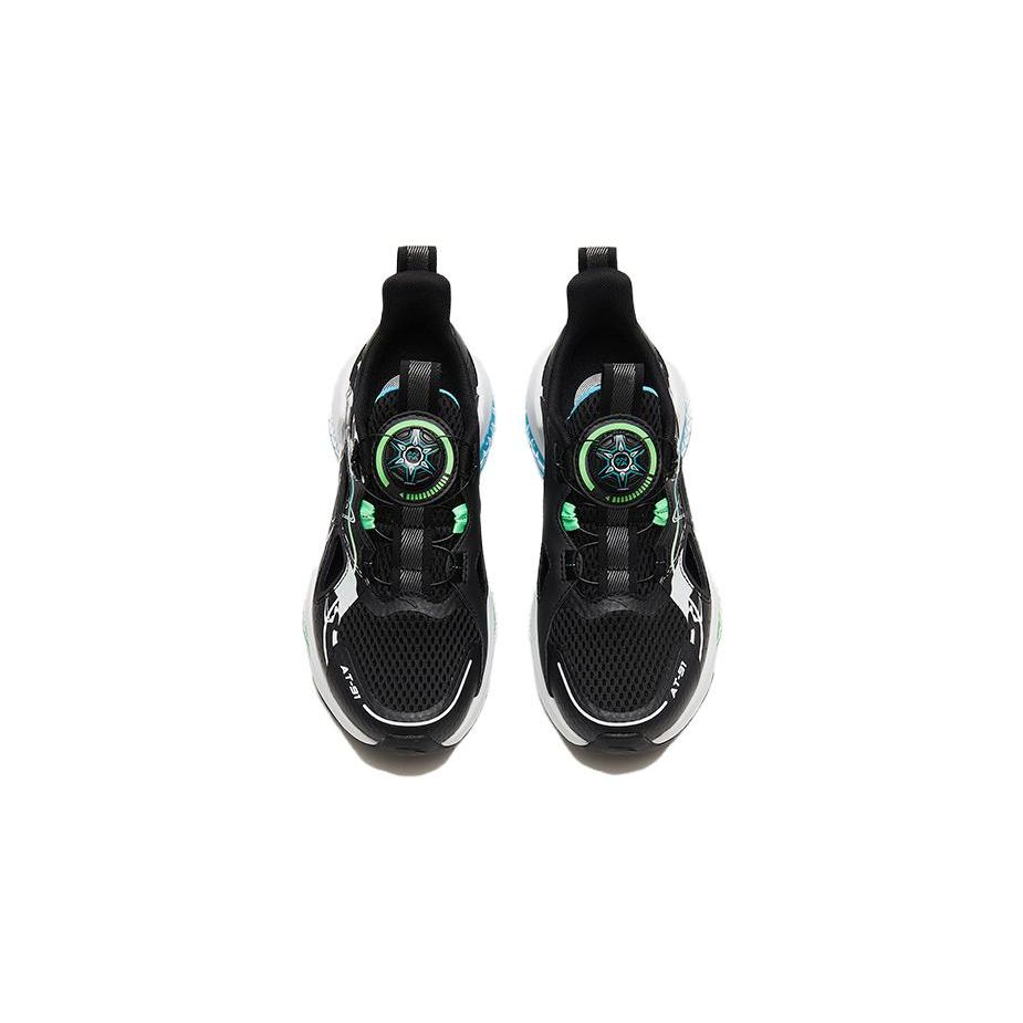 Anta Comfortable Non-Slip Breathable Kids Casual Shoes Kids Sneakers Black Blue 312326993-3