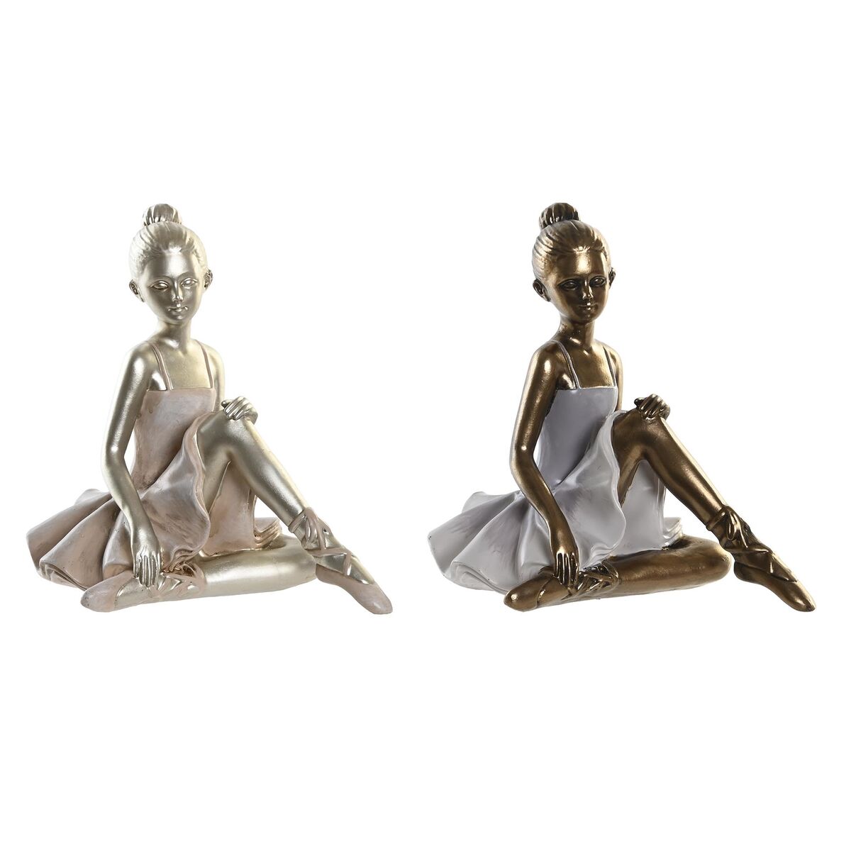 

Декоративная статуэтка DKD Home Decor 19 x 13,5 x 17,5 см Розовая сирень Классическая романтическая танцовщица (2 единицы) TU прозрачный