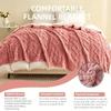 ltra-Soft 3D Plush 1pc Luxurious Fleece Blanket - Dense Weave for Exceptional Warmth, Cozy Flannel Throw