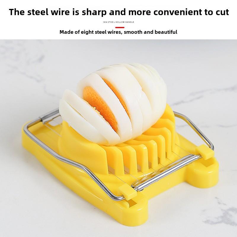 Plastic Single-head Egg Cutter Egg Sliced Fancy Split Flap Cut Pine Egg Function Egg Cutter Tool Egg Cutter