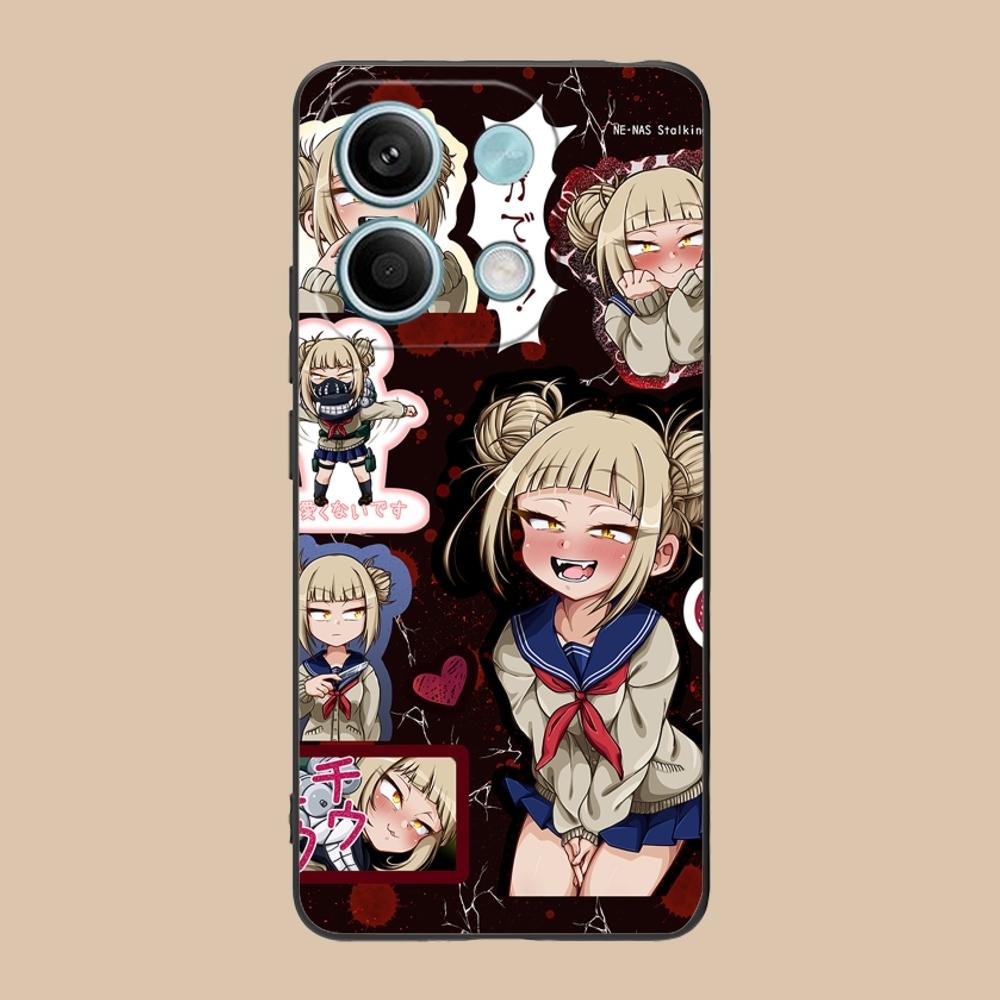 Hero Himiko Toga Mobile Phone Case for Xiaomi Redmi 13 13C 12 12C 10 10C A1 A2 A3 Plus 5G Black Soft Phone Cover Shell