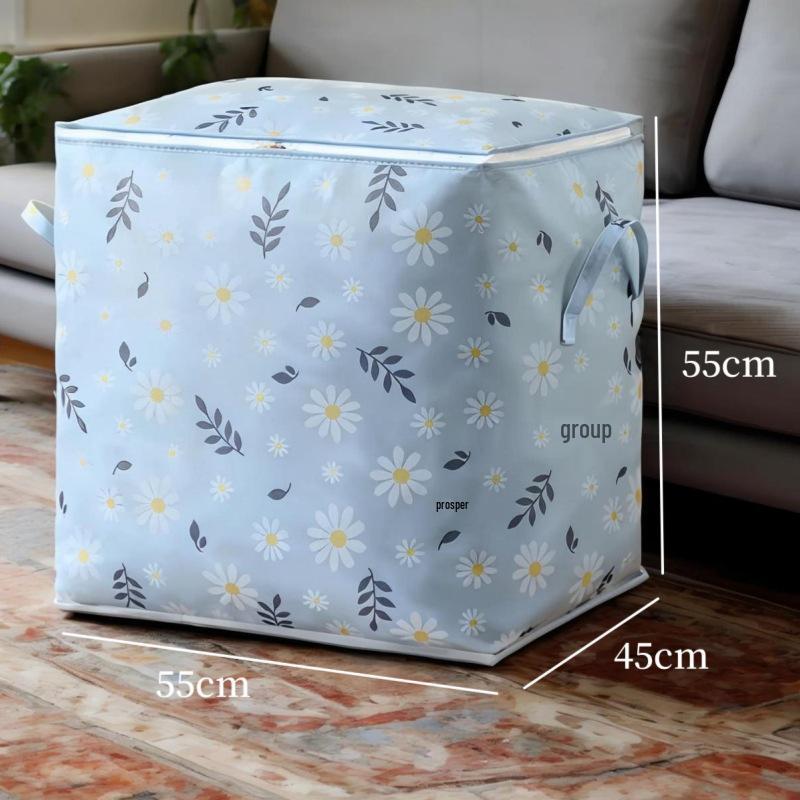 Duża torba do przechowywania ubrań z włókniny w wzór pepitki